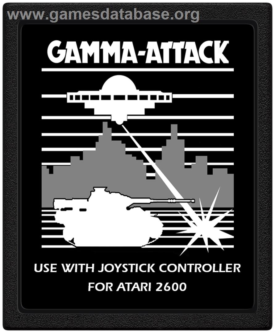 Gamma-attack - Atari 2600 - Artwork - Cartridge