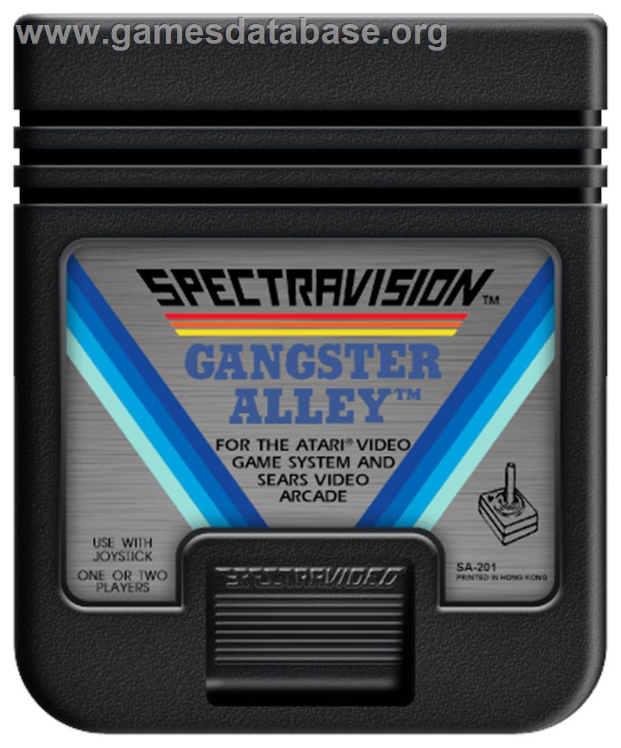 Gangster Alley - Atari 2600 - Artwork - Cartridge