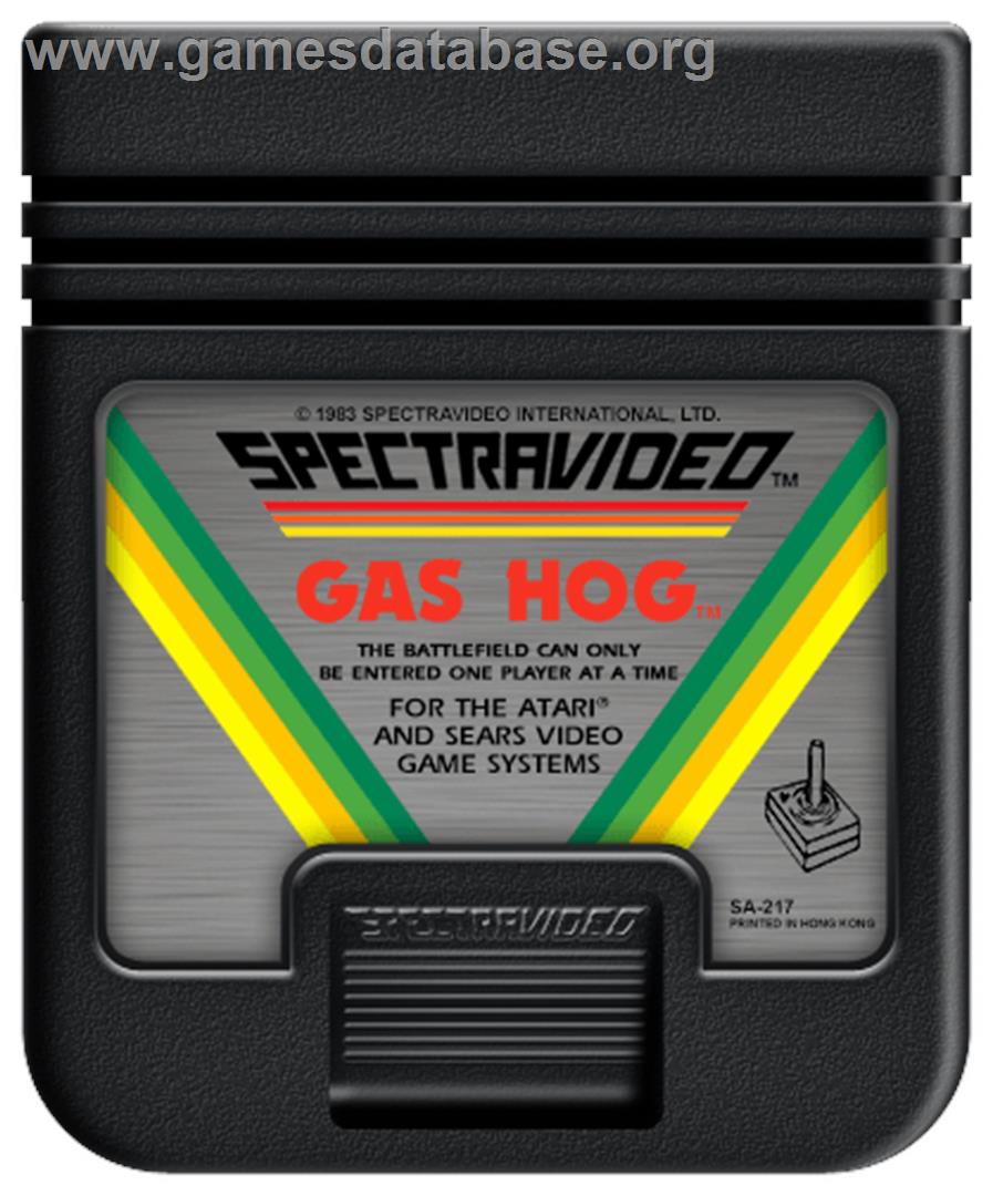 Gas Hog - Atari 2600 - Artwork - Cartridge