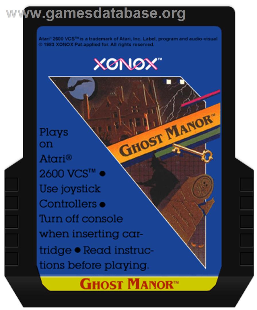 Ghost Manor - Atari 2600 - Artwork - Cartridge
