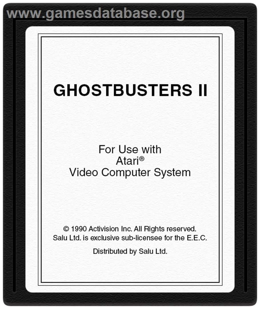 Ghostbusters 2 - Atari 2600 - Artwork - Cartridge
