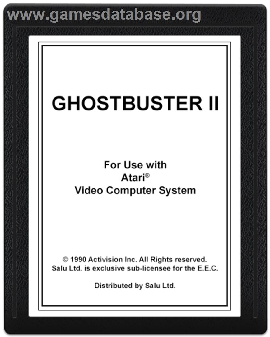 Ghostbusters II - Atari 2600 - Artwork - Cartridge