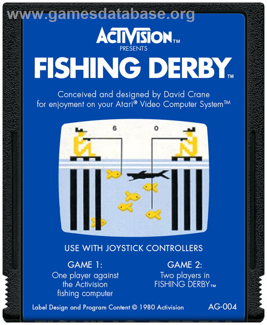 Go Fish - Atari 2600 - Artwork - Cartridge