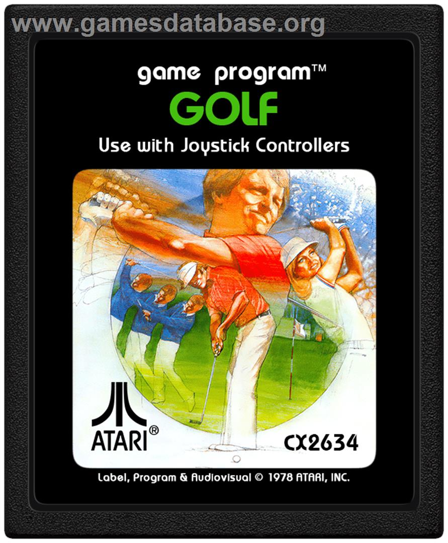 Golf - Atari 2600 - Artwork - Cartridge