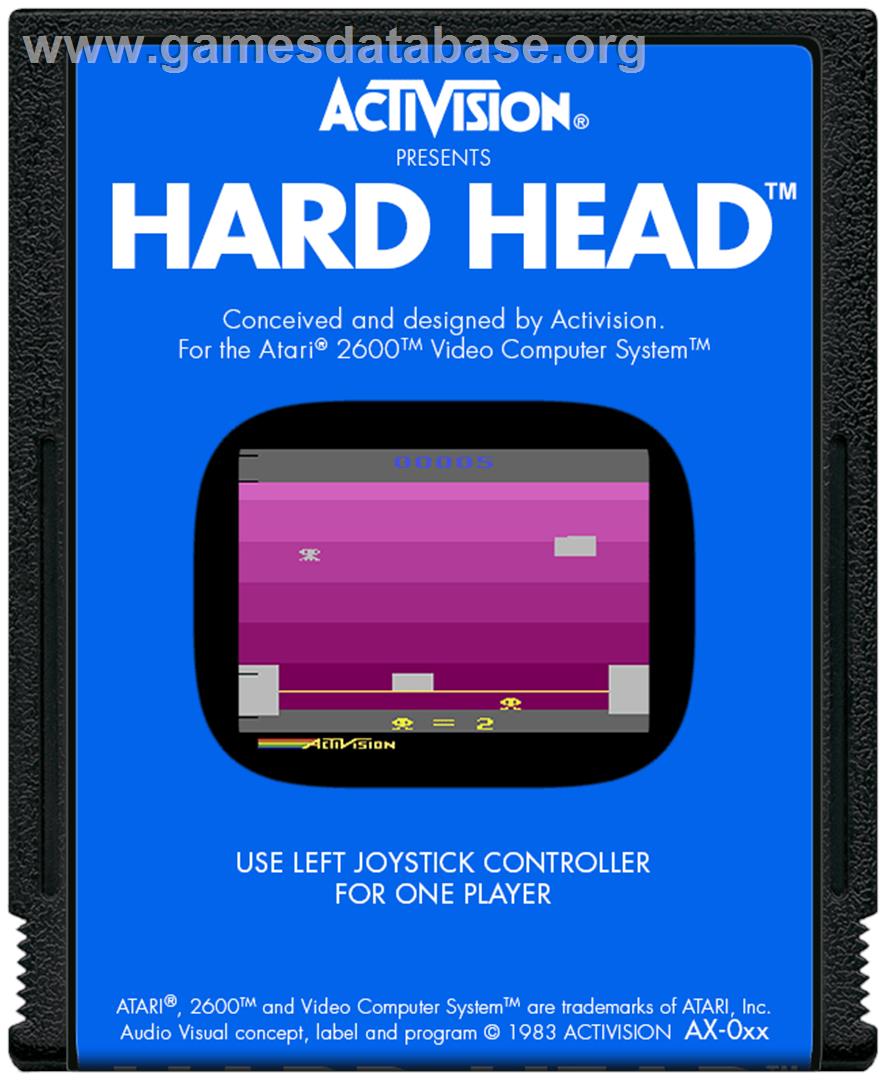 Hard-Head - Atari 2600 - Artwork - Cartridge