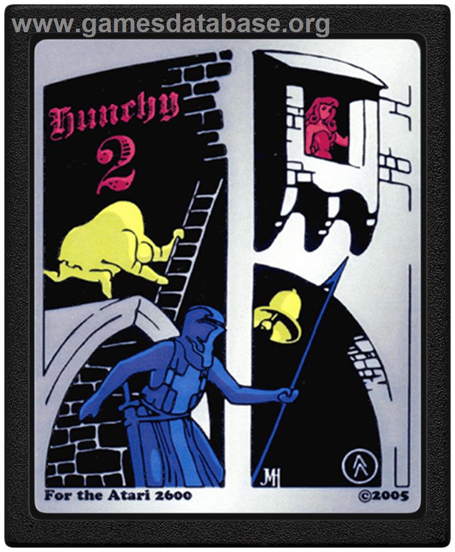 Hunchy 2 - Atari 2600 - Artwork - Cartridge