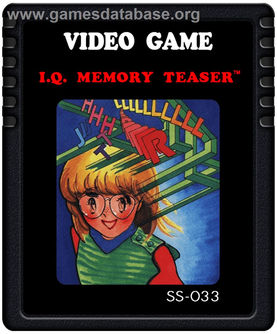 I.q. Memory Teaser - Atari 2600 - Artwork - Cartridge