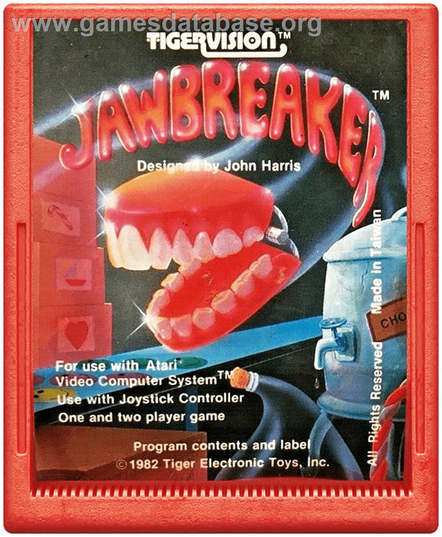 Jawbreaker - Atari 2600 - Artwork - Cartridge