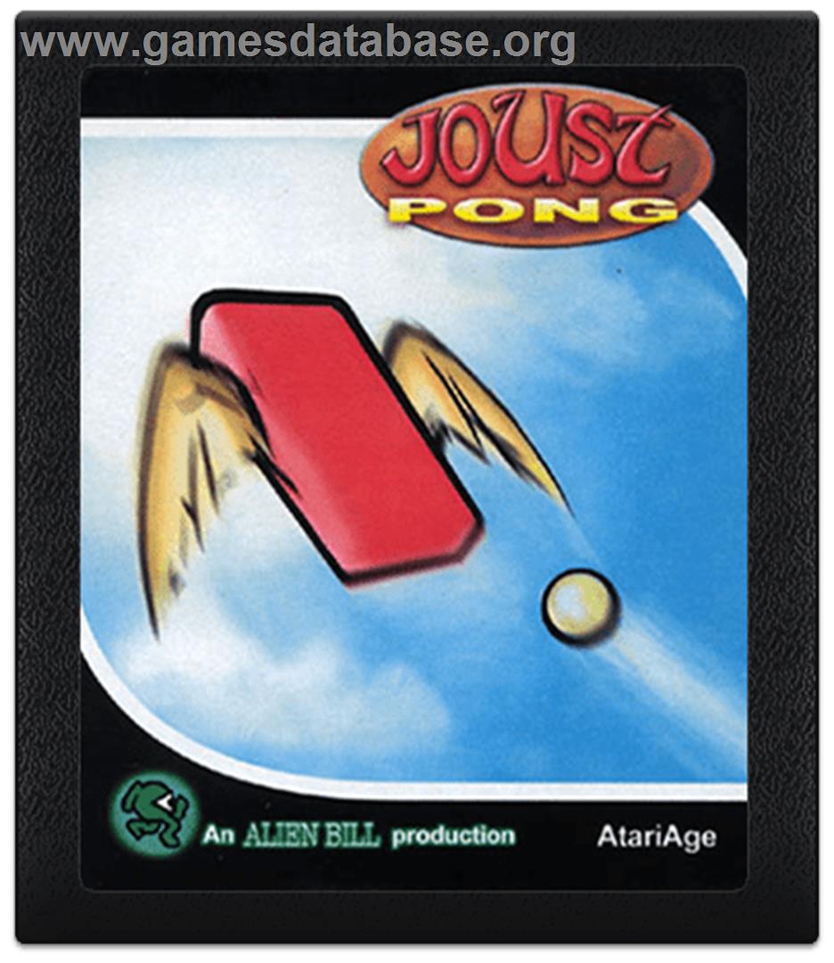 JoustPong - Atari 2600 - Artwork - Cartridge