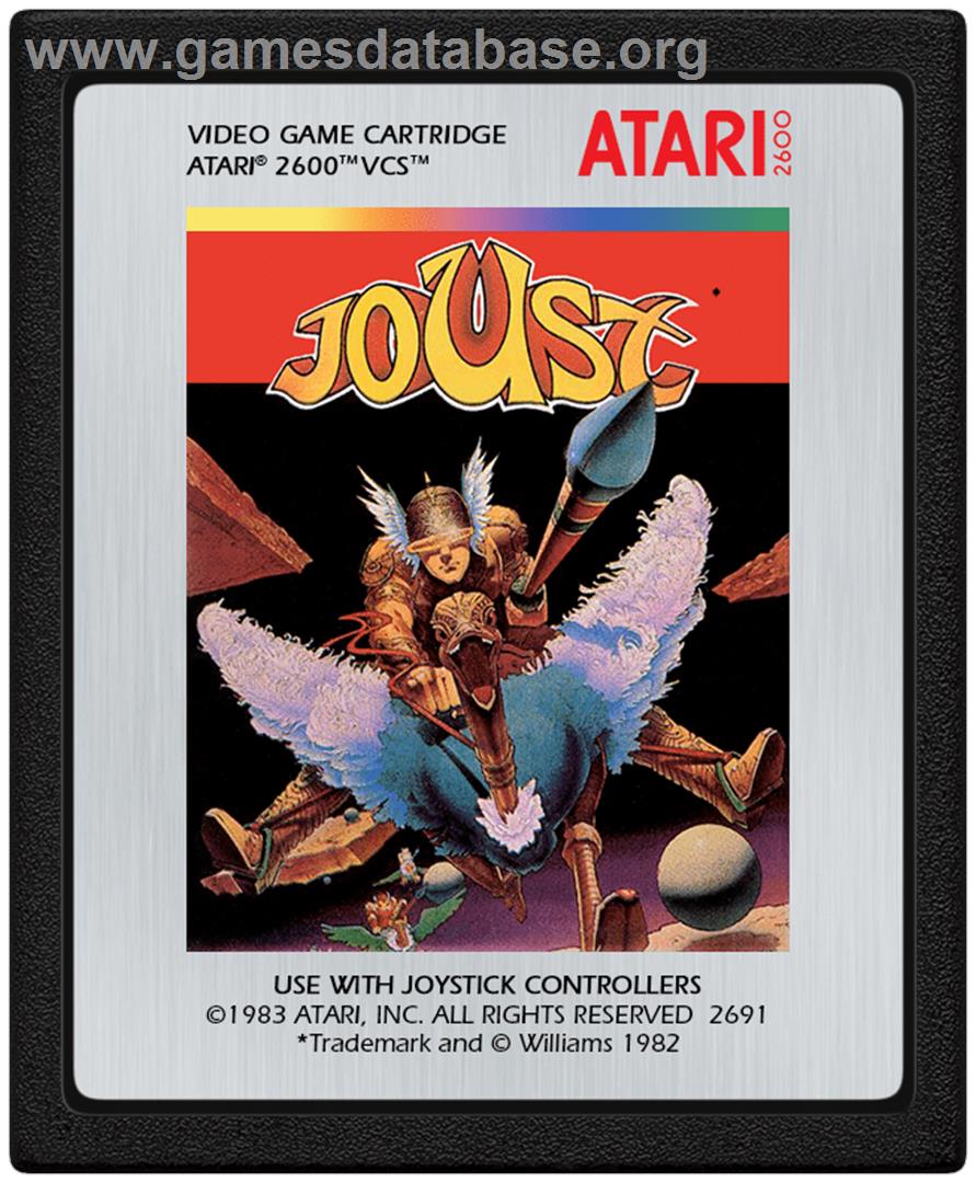 Joust - Atari 2600 - Artwork - Cartridge