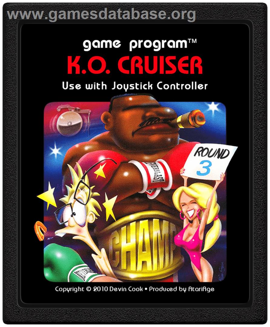 K.o. Cruiser - Atari 2600 - Artwork - Cartridge