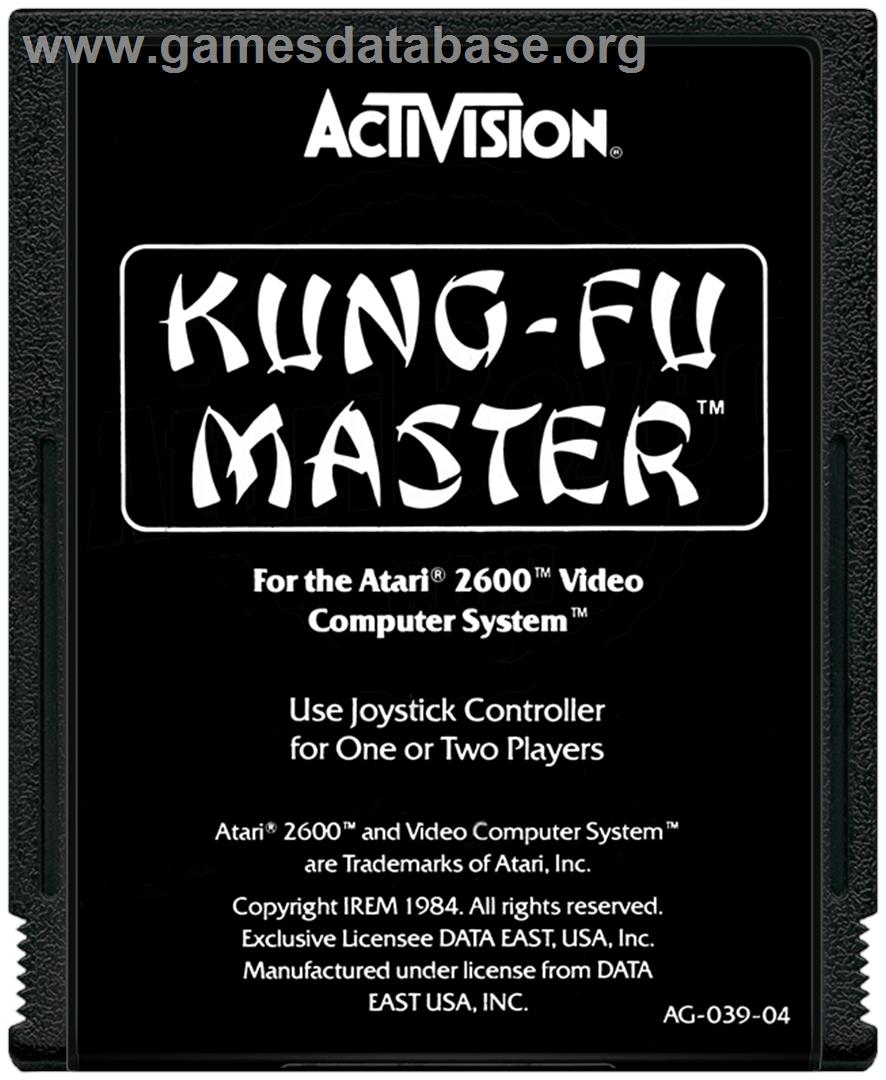 Kung-fu Master - Atari 2600 - Artwork - Cartridge