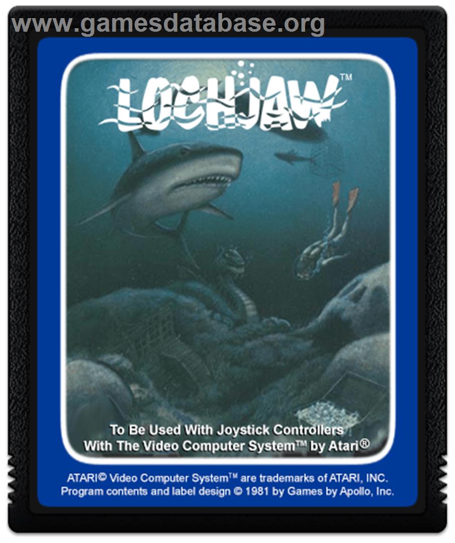 Lochjaw - Atari 2600 - Artwork - Cartridge