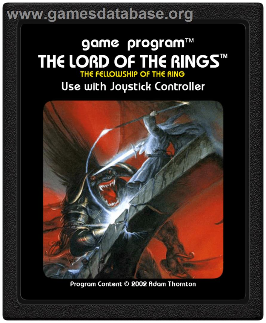 Lord Of The Rings - The Fellowship Of The Ring, The - Atari 2600 - Artwork - Cartridge
