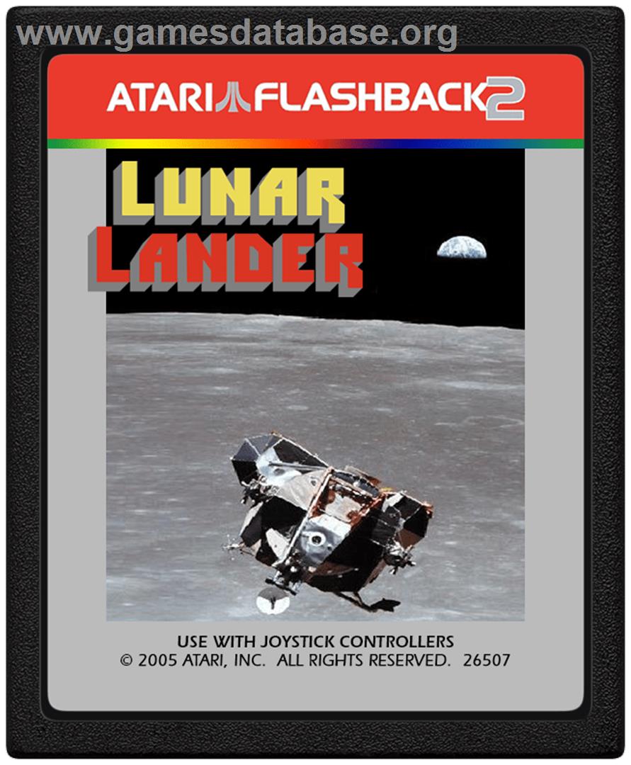 Lunar Lander - Atari 2600 - Artwork - Cartridge