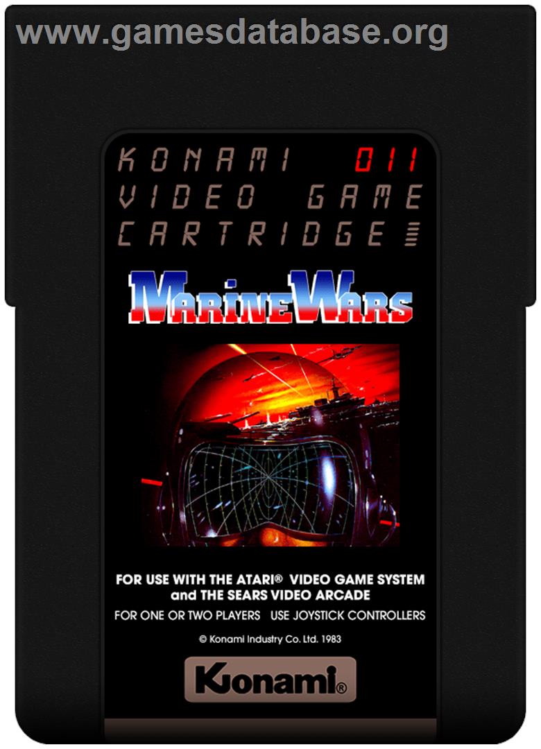 Marine Wars - Atari 2600 - Artwork - Cartridge