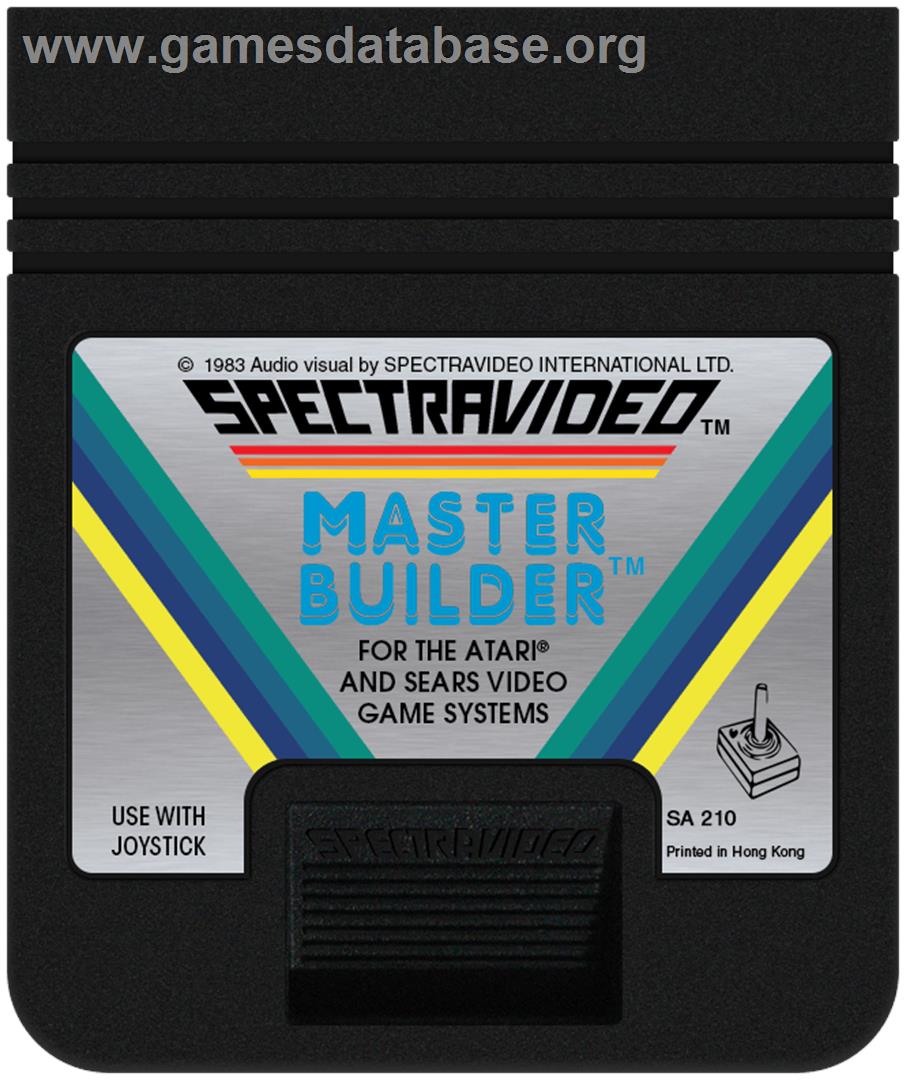 Master Builder - Atari 2600 - Artwork - Cartridge