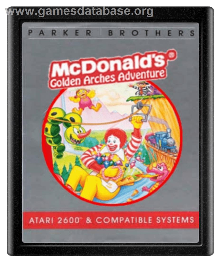 Mcdonald's - Golden Arches Adventure - Atari 2600 - Artwork - Cartridge