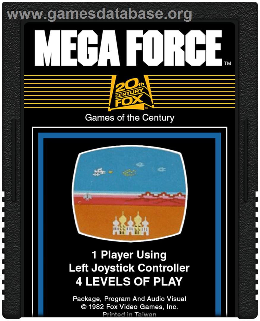 Mega Force - Atari 2600 - Artwork - Cartridge