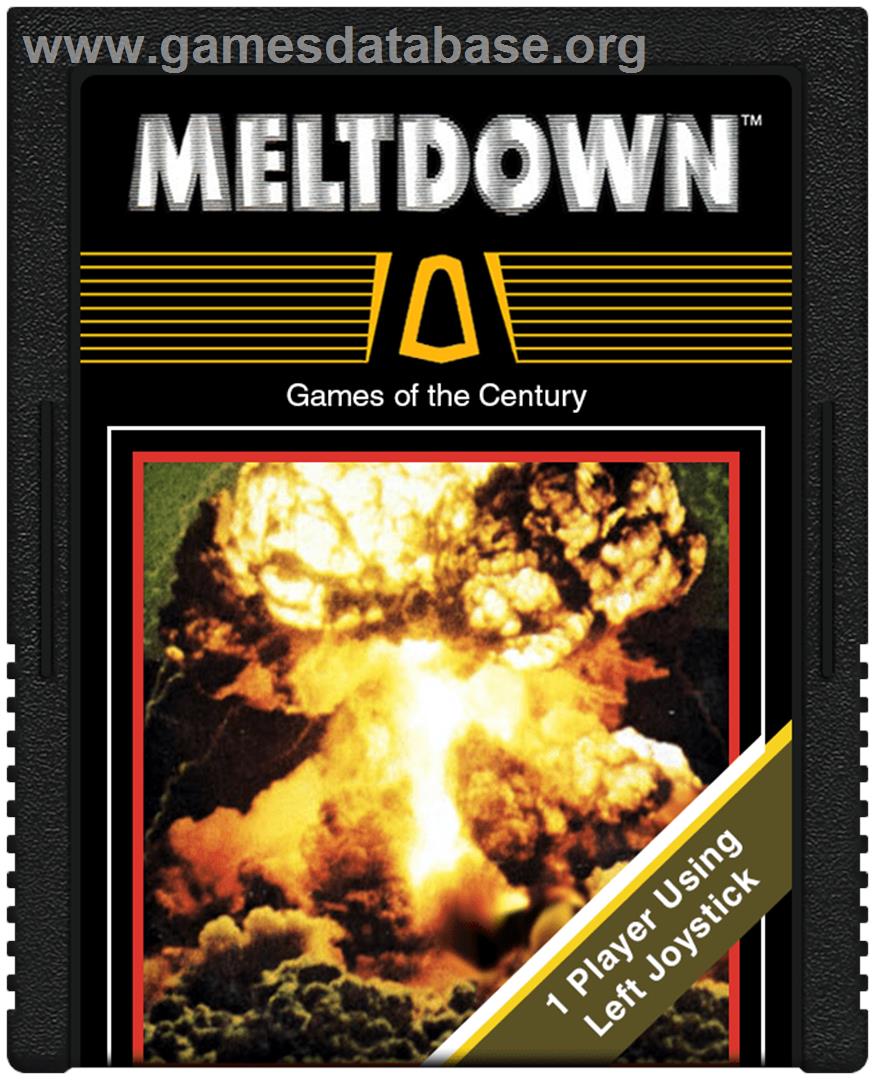 Meltdown - Atari 2600 - Artwork - Cartridge