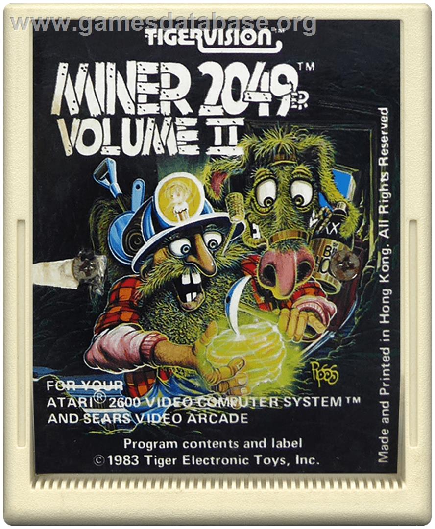 Miner 2049er Volume 2 - Atari 2600 - Artwork - Cartridge
