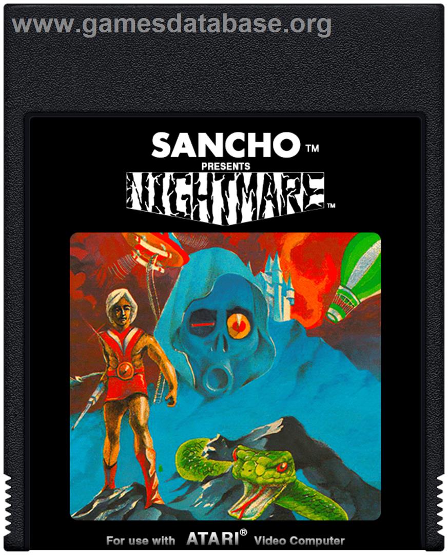 Nightmare - Atari 2600 - Artwork - Cartridge