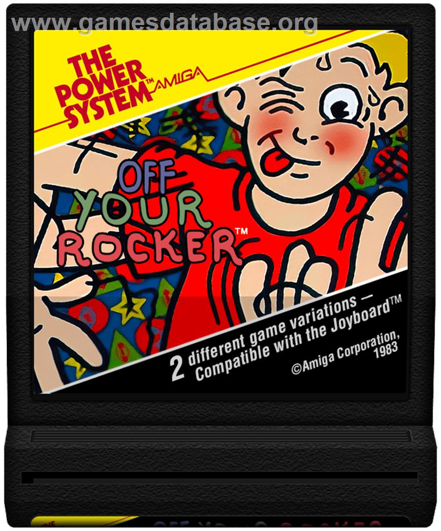 Off Your Rocker - Atari 2600 - Artwork - Cartridge