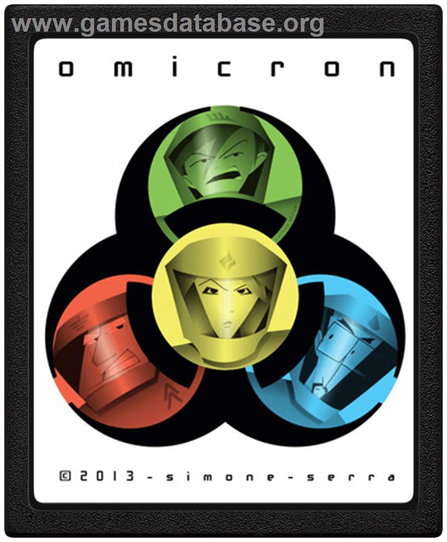 Omicron - Atari 2600 - Artwork - Cartridge