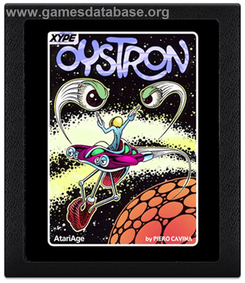 Oystron - Atari 2600 - Artwork - Cartridge