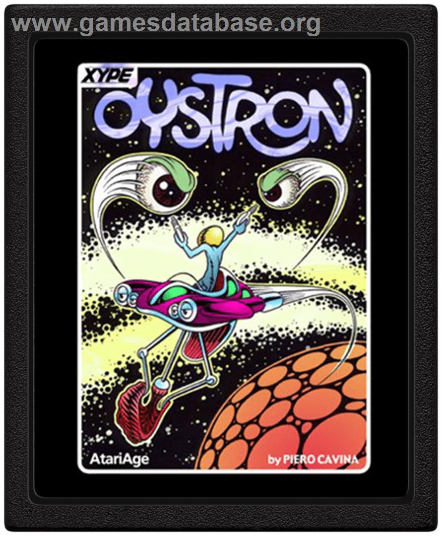 Oystron - Atari 2600 - Artwork - Cartridge