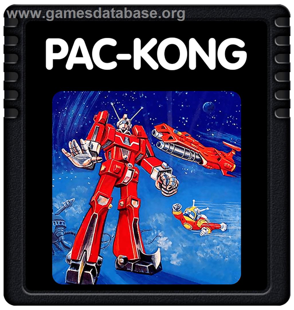 Pac-kong - Atari 2600 - Artwork - Cartridge