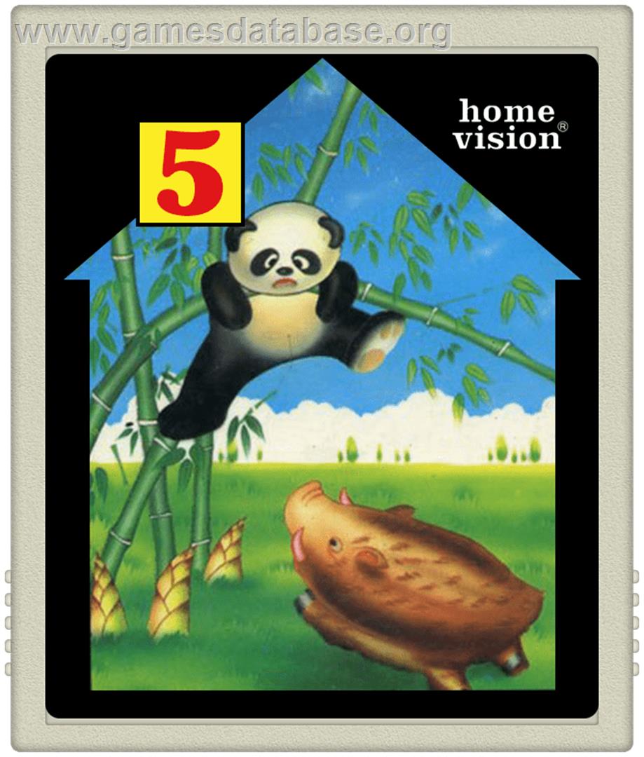 Panda Chase - Atari 2600 - Artwork - Cartridge