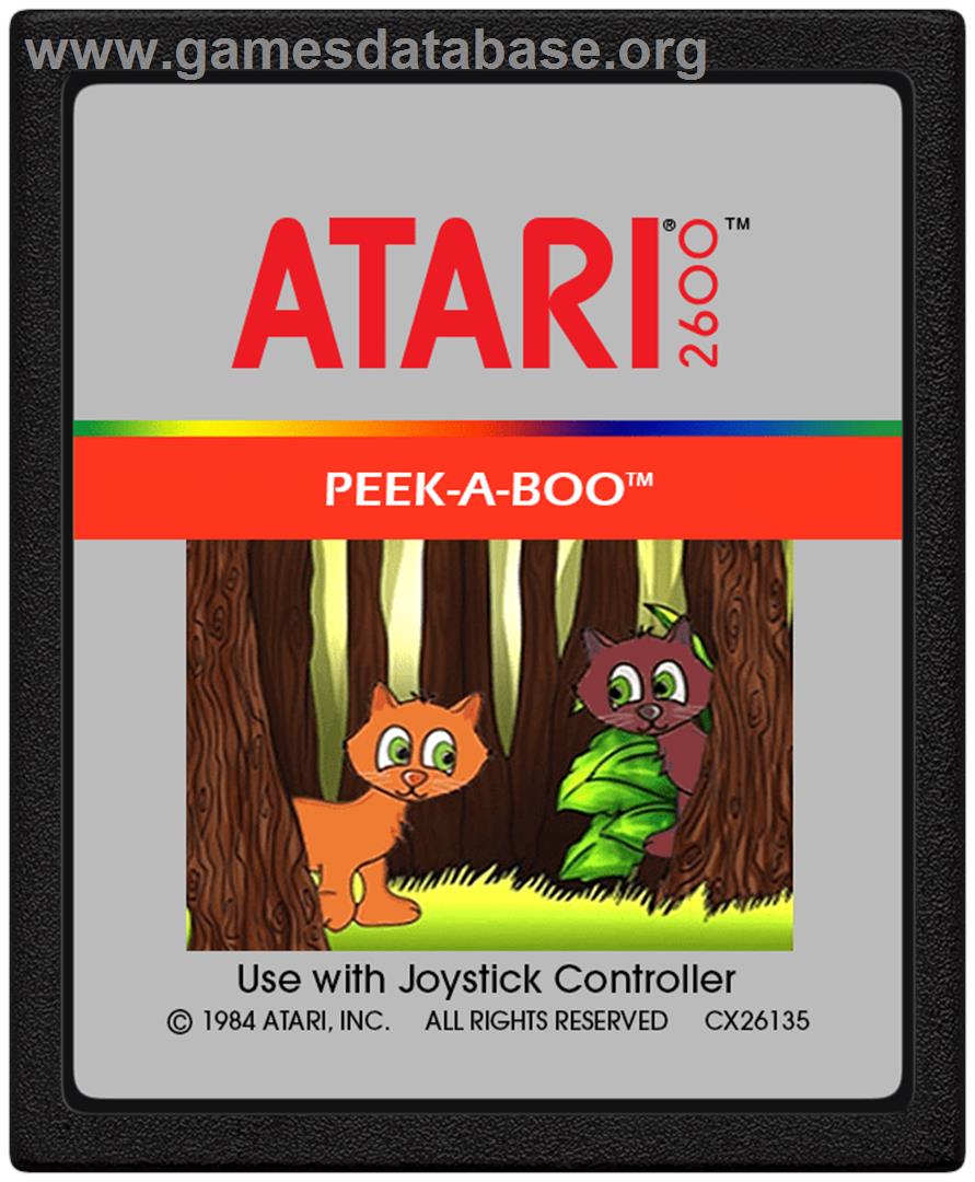 Peek-a-boo - Atari 2600 - Artwork - Cartridge