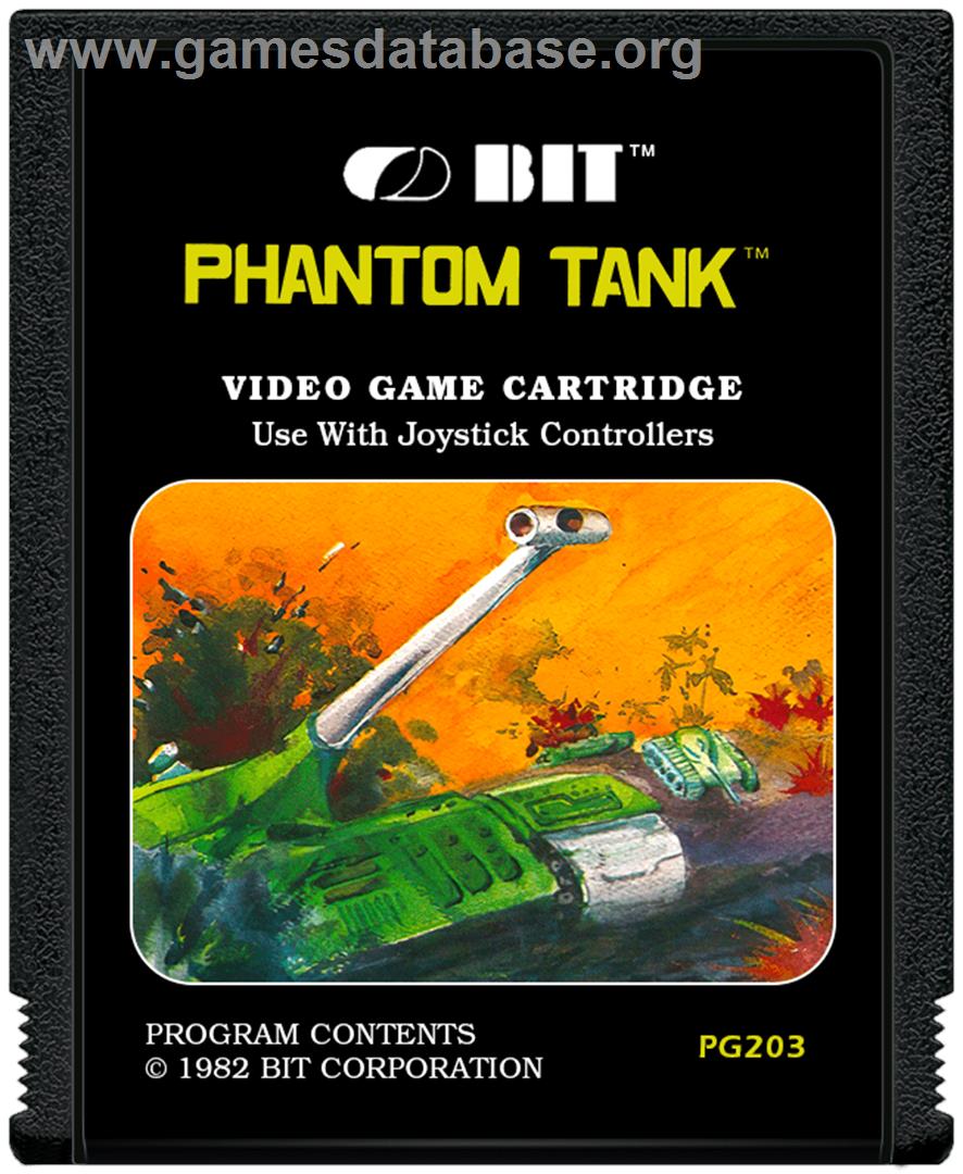 Phantom Tank - Atari 2600 - Artwork - Cartridge