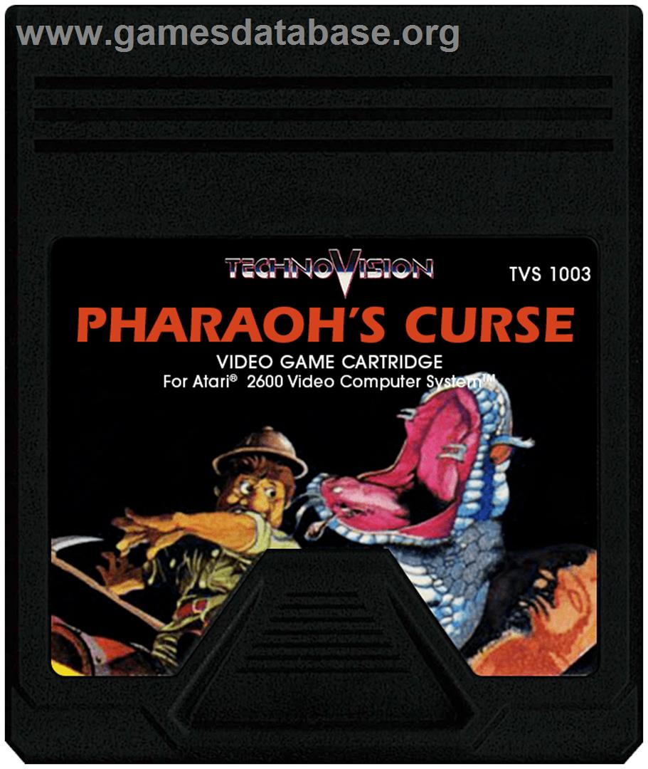 Pharaoh's Curse - Atari 2600 - Artwork - Cartridge