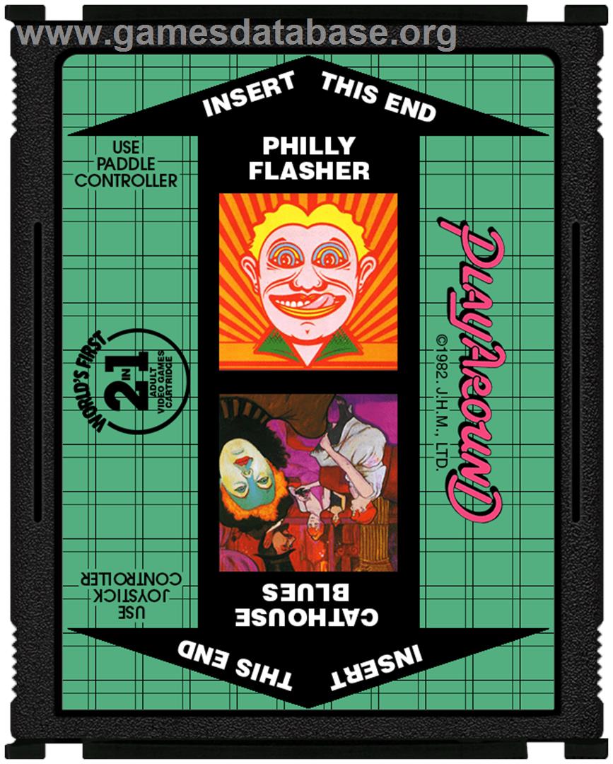 Philly Flasher - Atari 2600 - Artwork - Cartridge