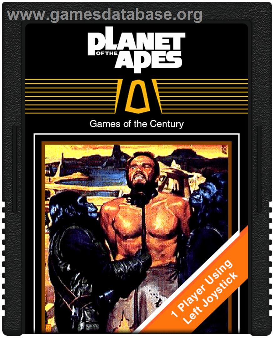 Planet Of The Apes - Atari 2600 - Artwork - Cartridge