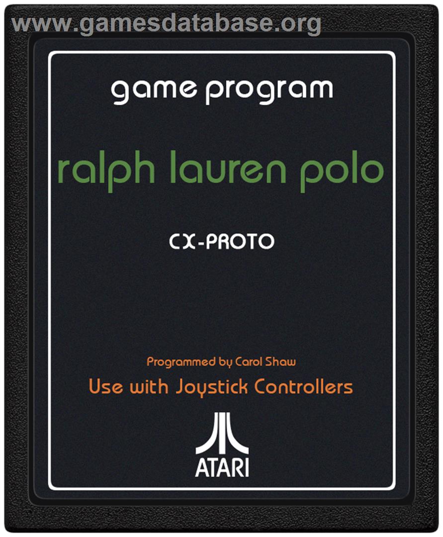 Polo - Atari 2600 - Artwork - Cartridge