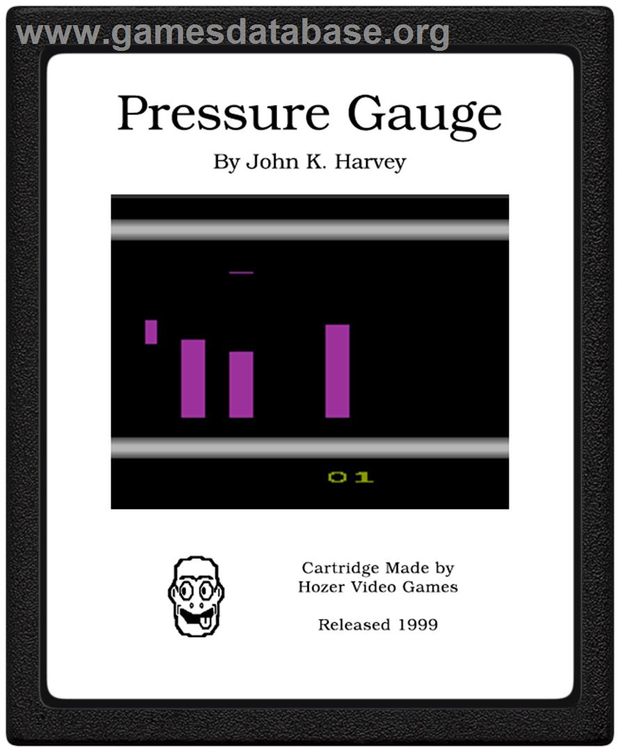 Pressure Gauge - Atari 2600 - Artwork - Cartridge