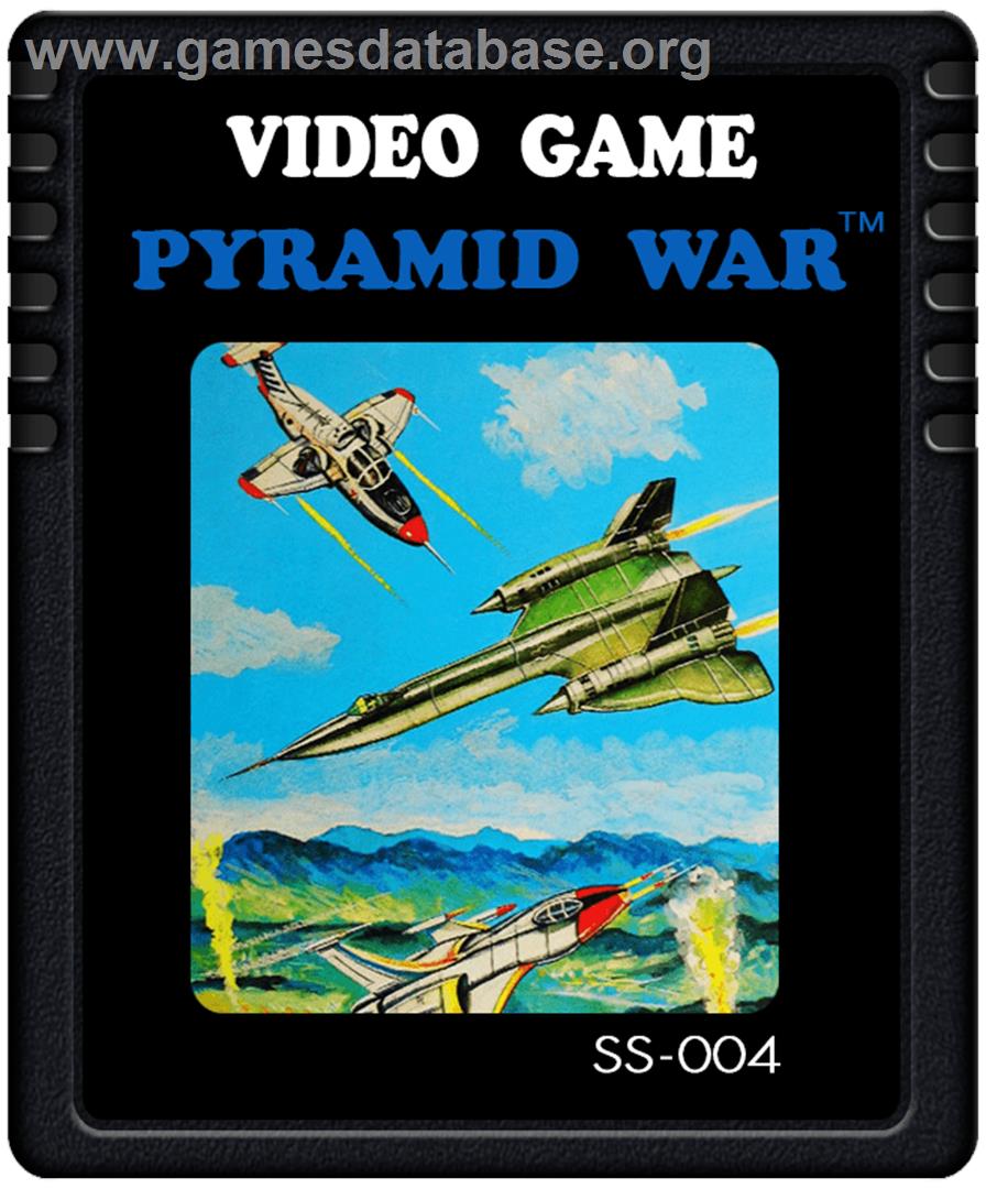 Pyramid War - Atari 2600 - Artwork - Cartridge