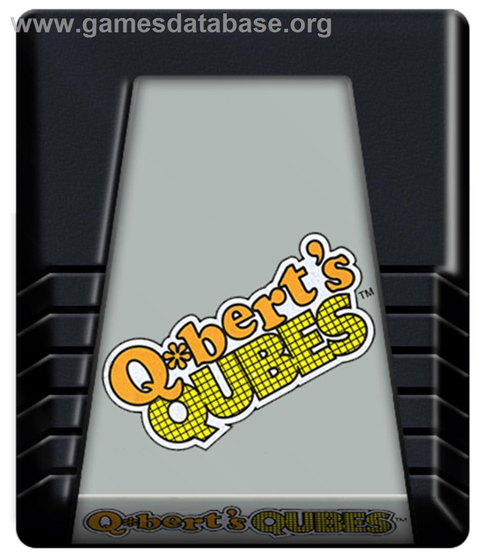 Q*Bert's Qubes - Atari 2600 - Artwork - Cartridge