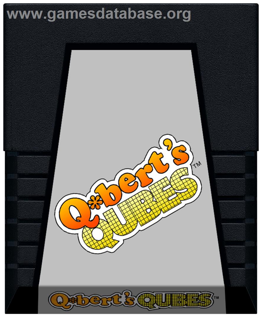Q-bert's Qubes - Atari 2600 - Artwork - Cartridge