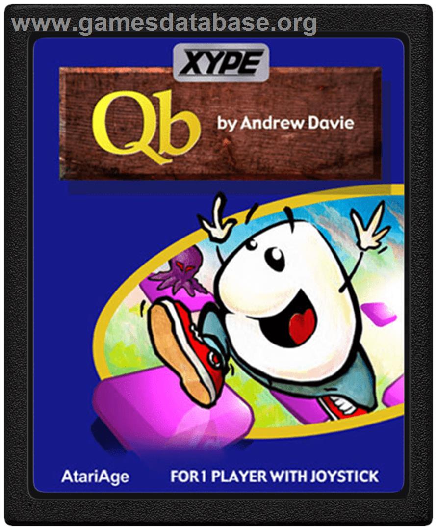 Qb - Atari 2600 - Artwork - Cartridge