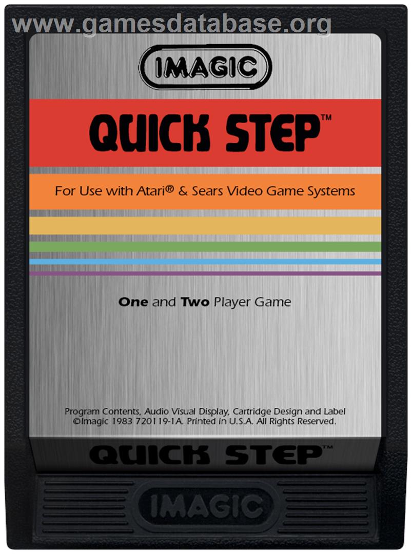 Quick Step! - Atari 2600 - Artwork - Cartridge