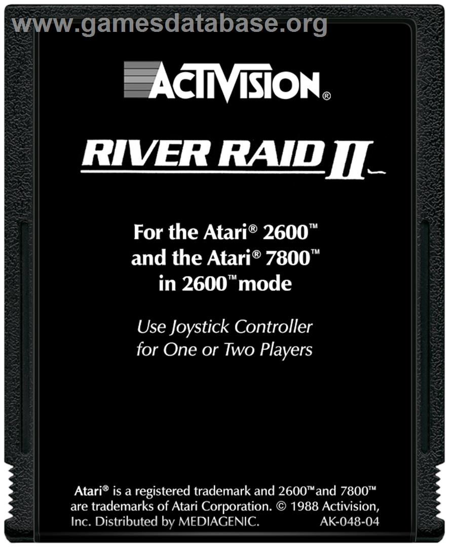 River Raid 2 - Atari 2600 - Artwork - Cartridge