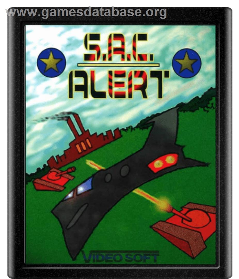 S.a.c. Alert - Atari 2600 - Artwork - Cartridge