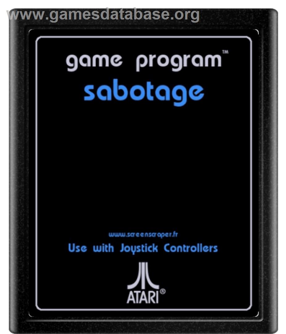 Sabotage - Atari 2600 - Artwork - Cartridge