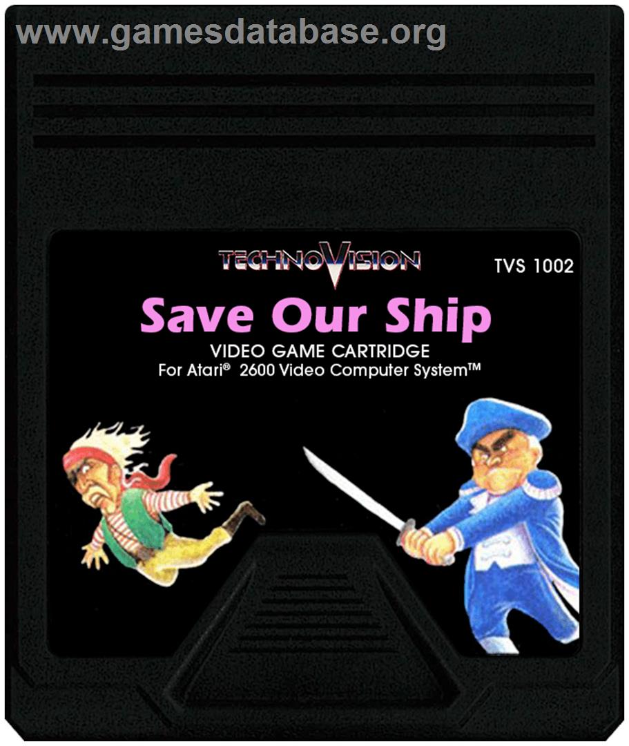 Save Our Ship - Atari 2600 - Artwork - Cartridge