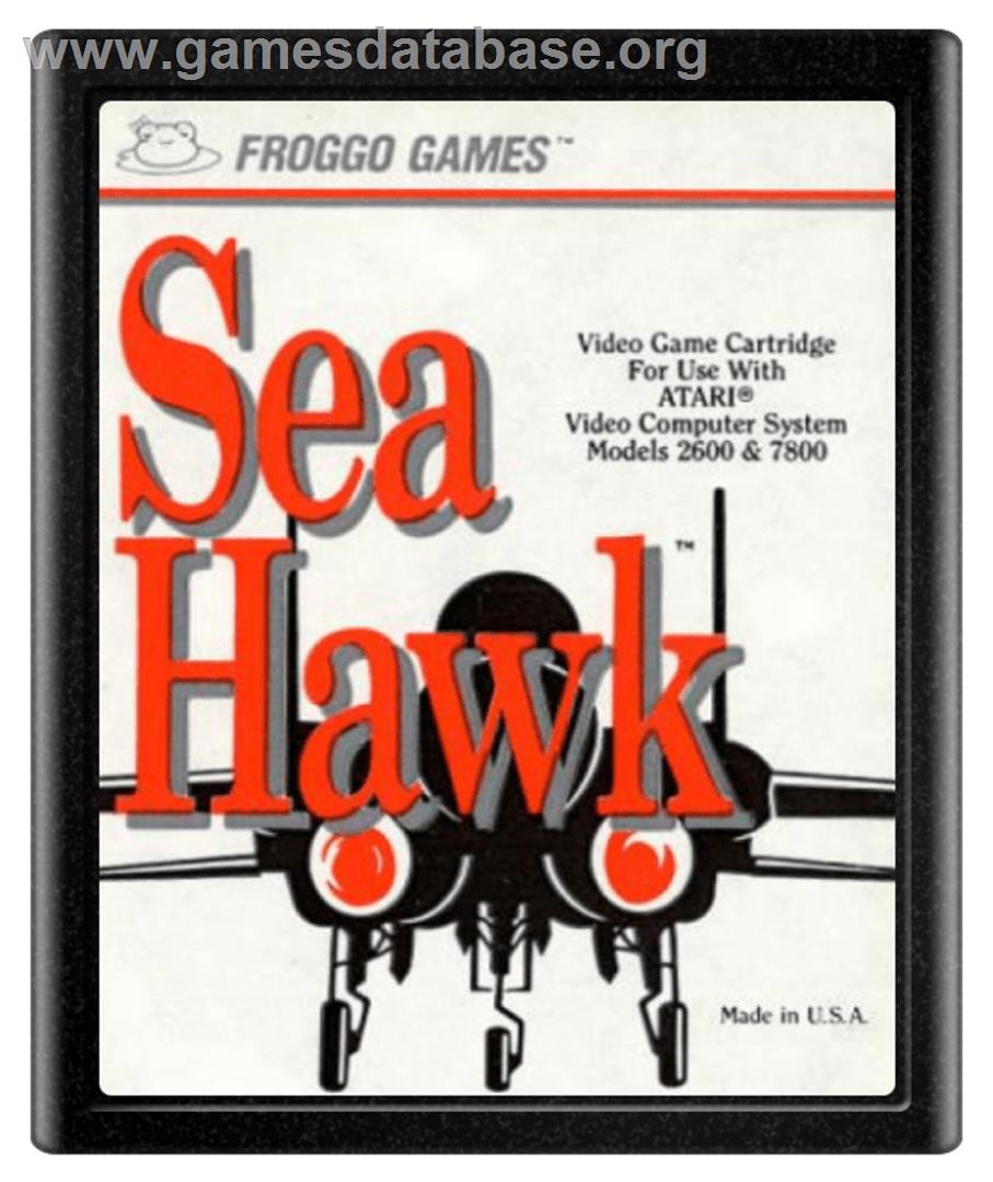 Sea Hawk - Atari 2600 - Artwork - Cartridge