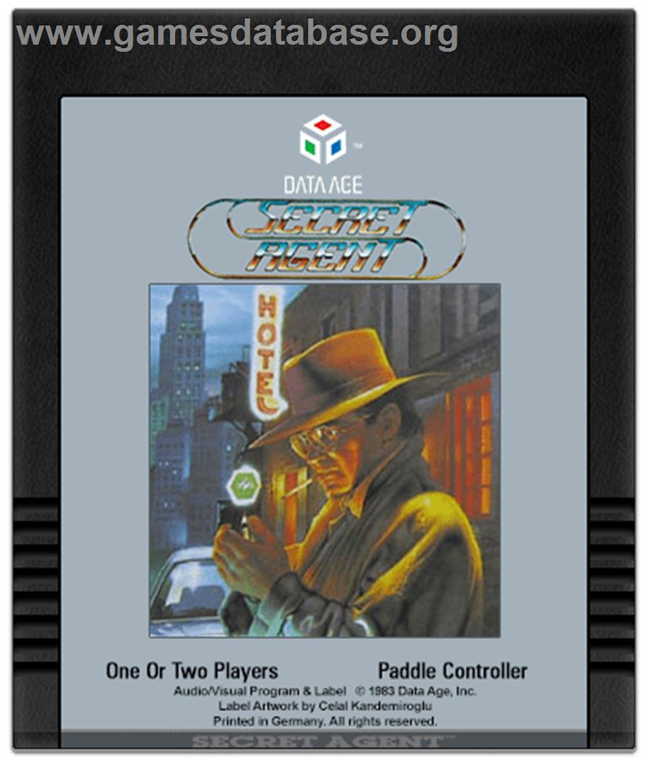 Secret Agent - Atari 2600 - Artwork - Cartridge